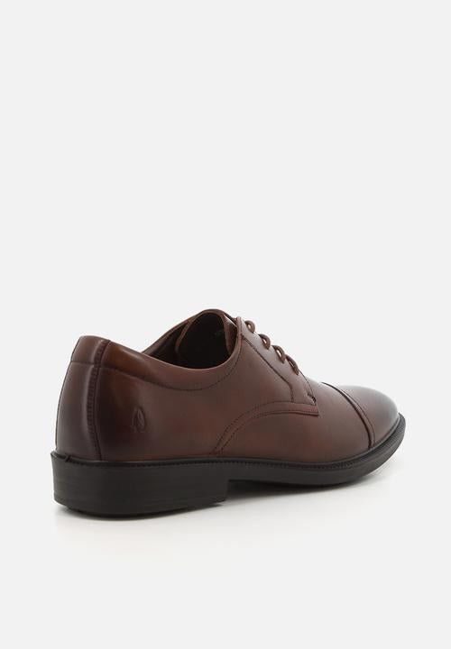 Hush Puppies Men's Formal Shoes Lace Up Dark Tan.