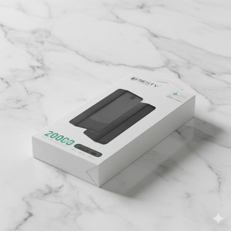 Nesty 20000mAh Multi Functional USB Power Bank Black NTGRPBP3