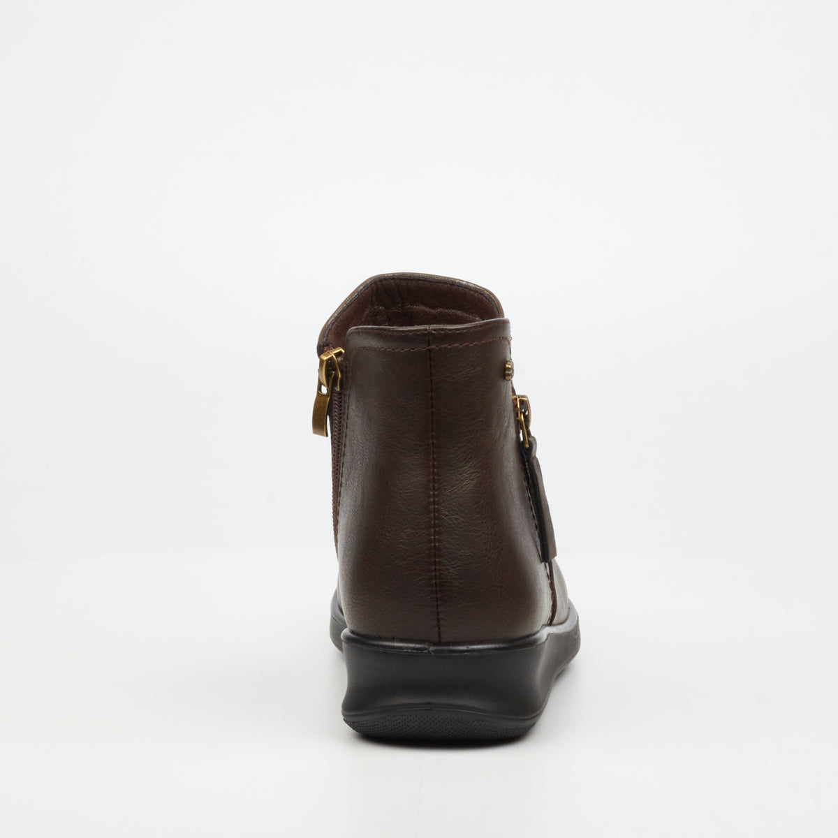 Butterfly Feet Bexly 1 Ladies Ankle Boot - Chocolate - Faux Leather.