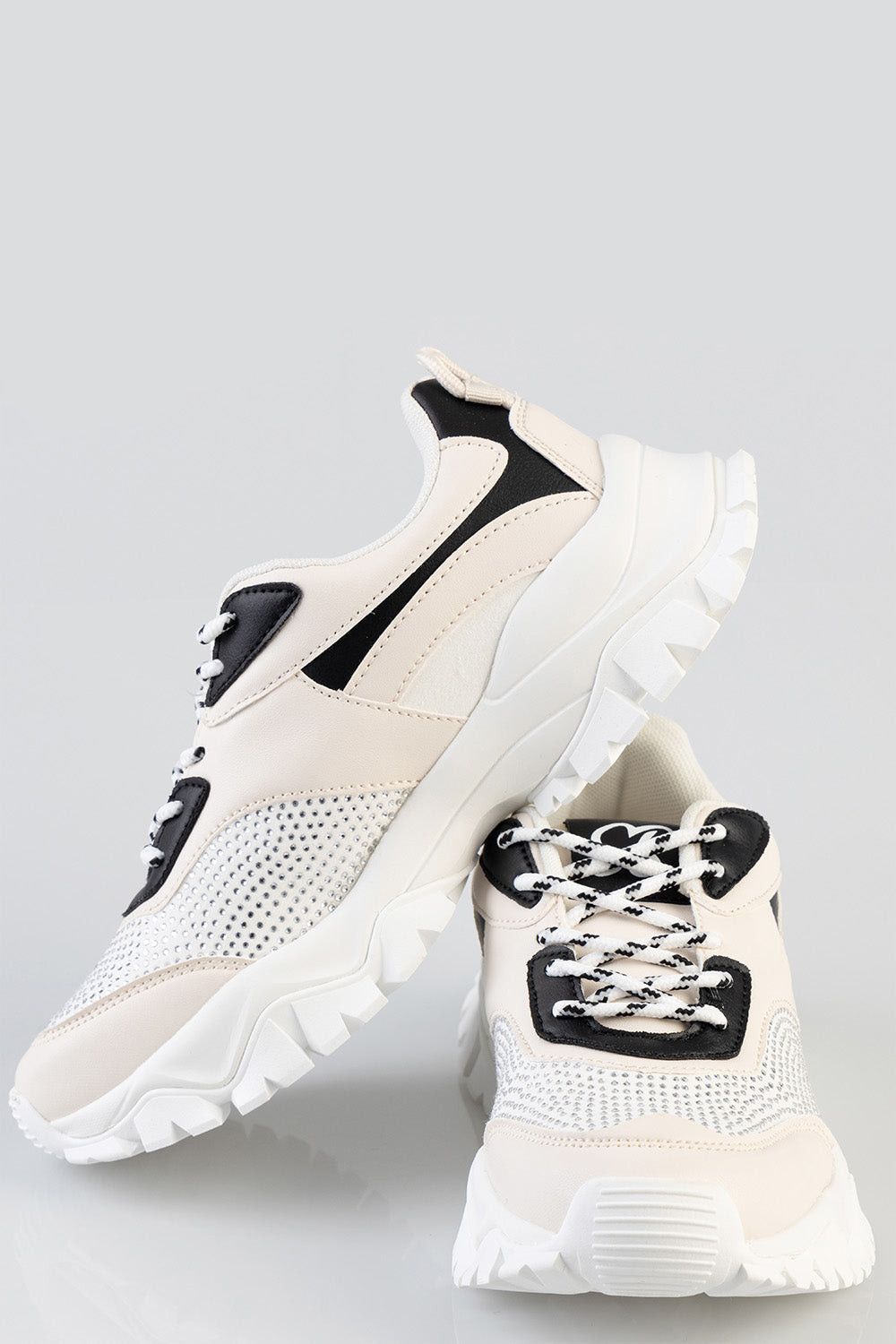 Sissy Boy Sneaker Annie Colour Block Black/Beige.