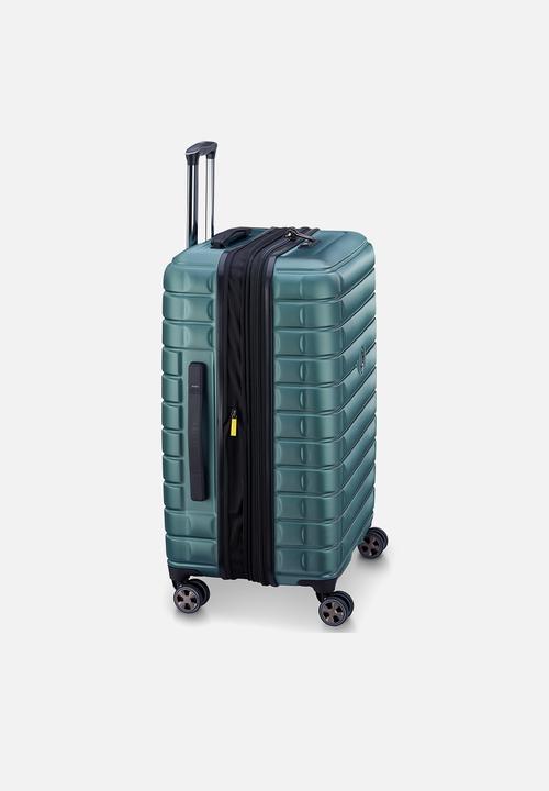 Delsey Shadow 5.0 Trolley Suitcase Green.