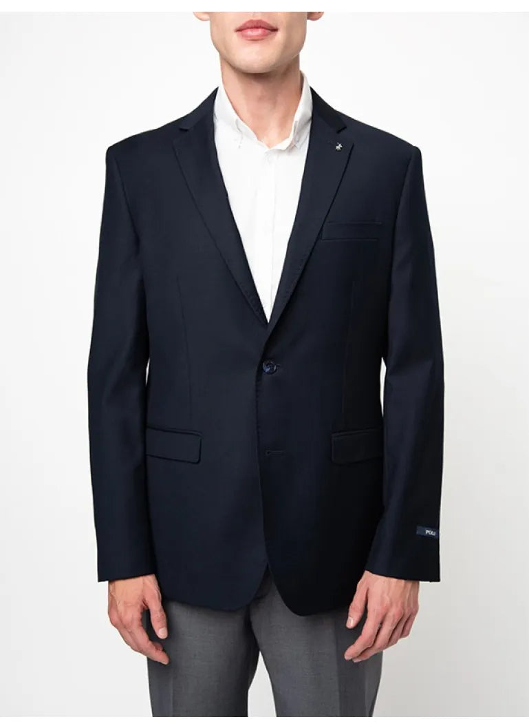 Polo Mens Custom Fit Suit - Navy.