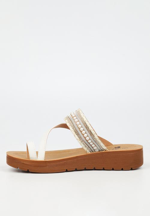 Butterfly Xara 5 toe post - White