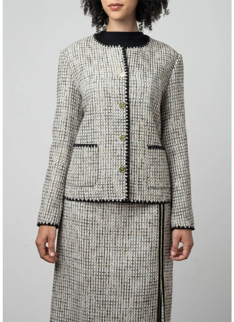 Polo Women's Mila Boucle Jacket Black