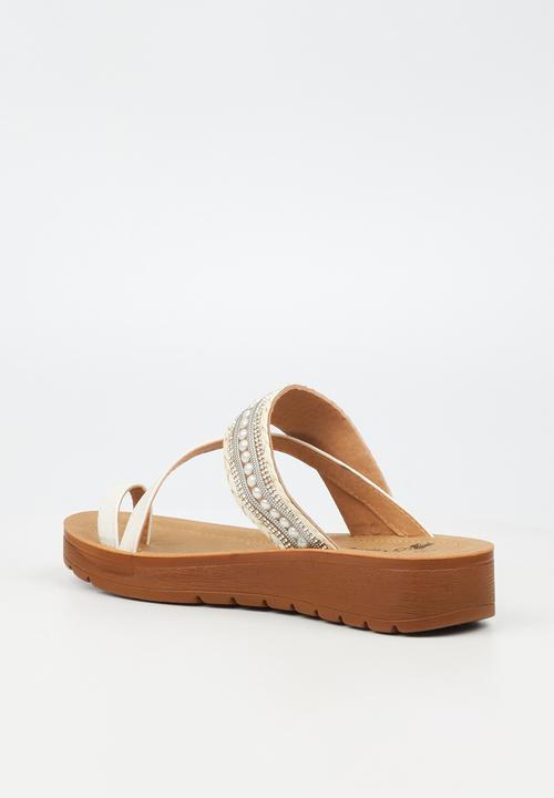 Butterfly Xara 5 toe post - White