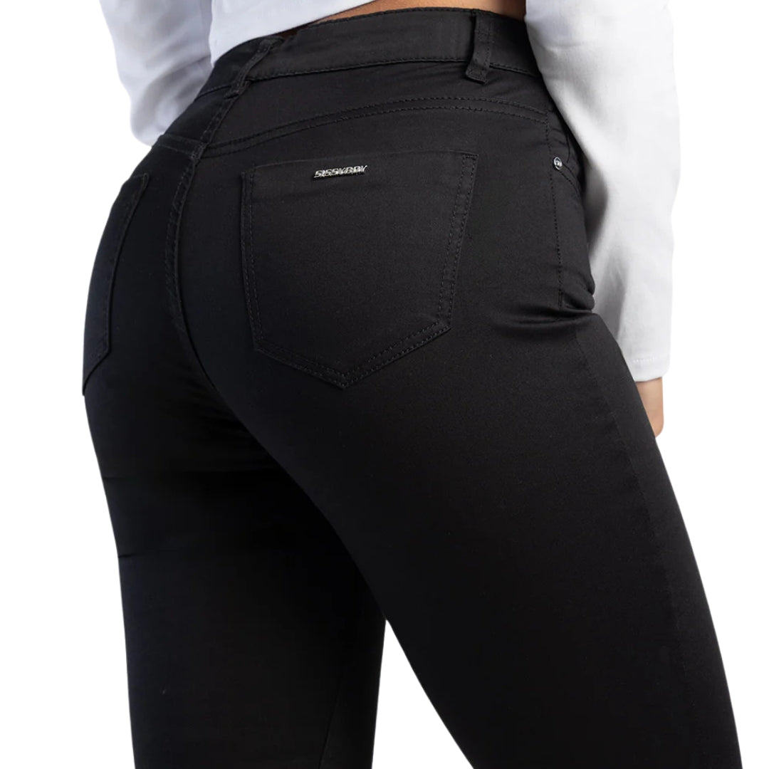 Sissy Boy Mid Waist Skinny Jean Black