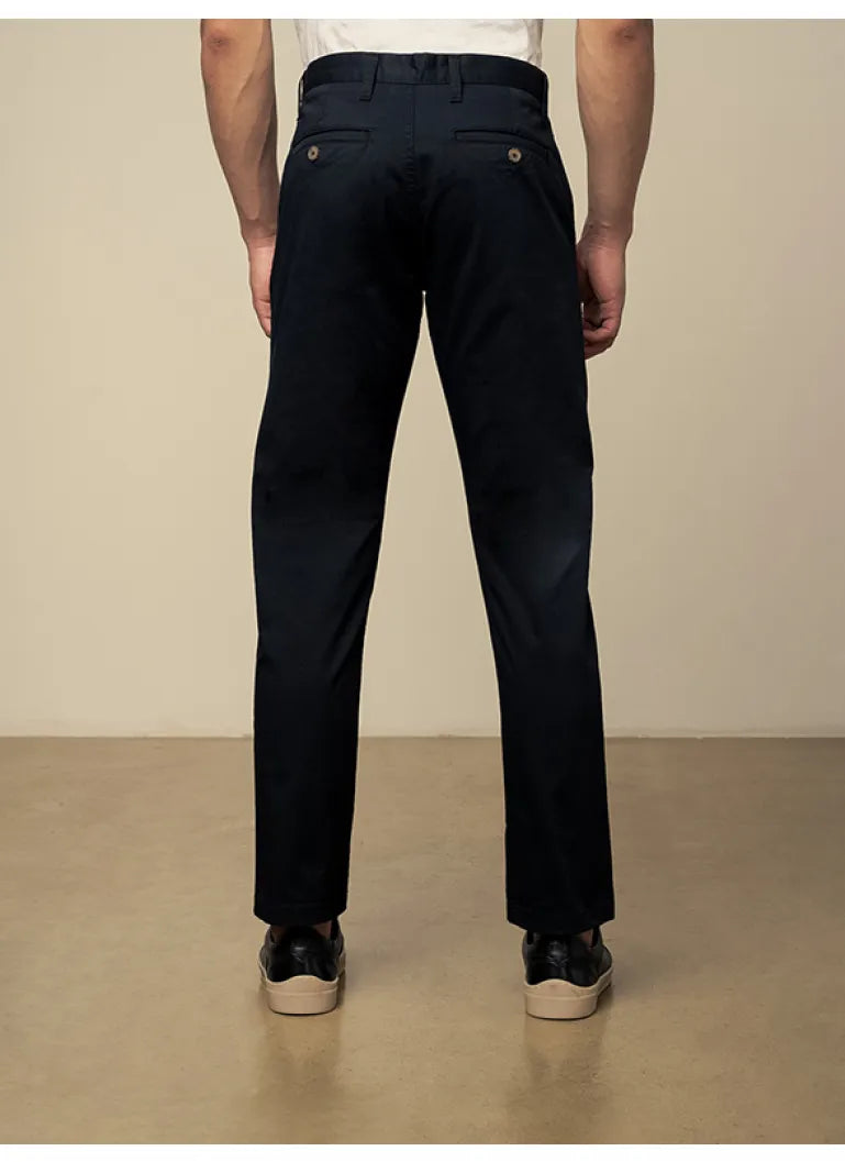 Polo Mens Milan Straight Fit Chino- Black