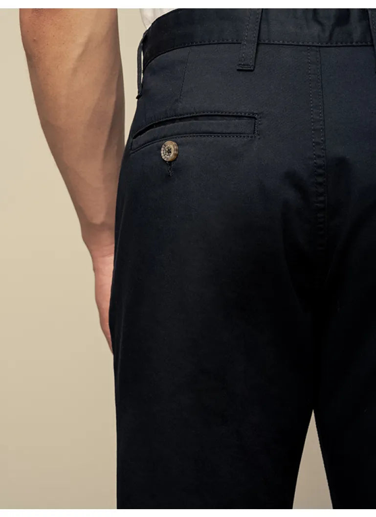 Polo Mens Milan Straight Fit Chino- Black