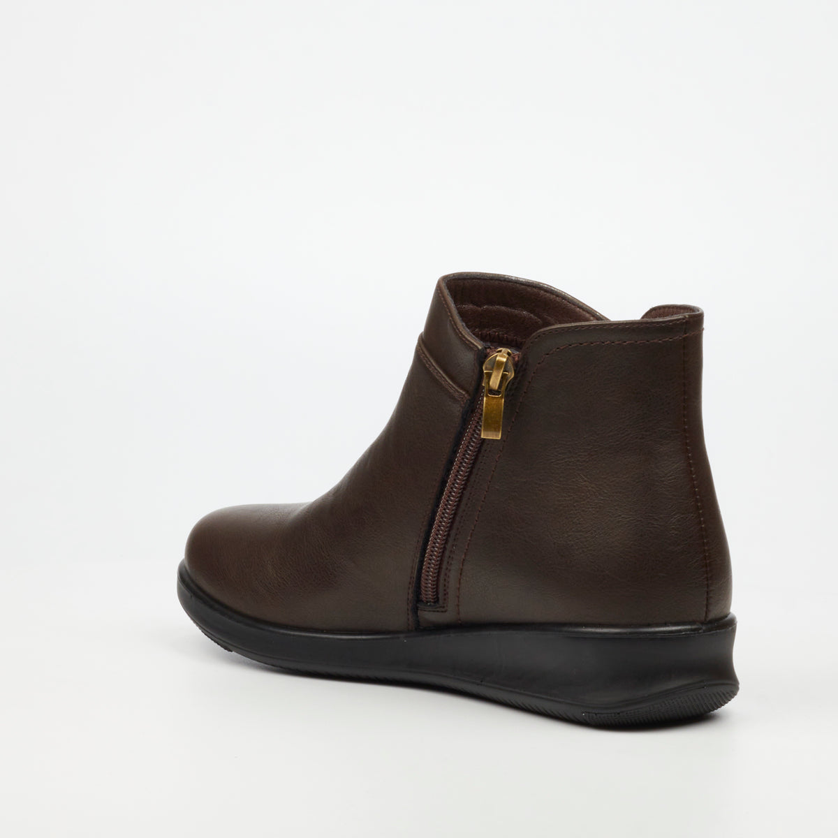 Butterfly Feet Bexly 1 Ladies Ankle Boot - Chocolate - Faux Leather.