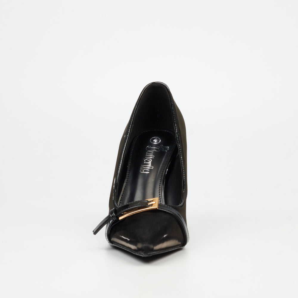 Butterfly Feet Vernice 1 Court Heel - Black.