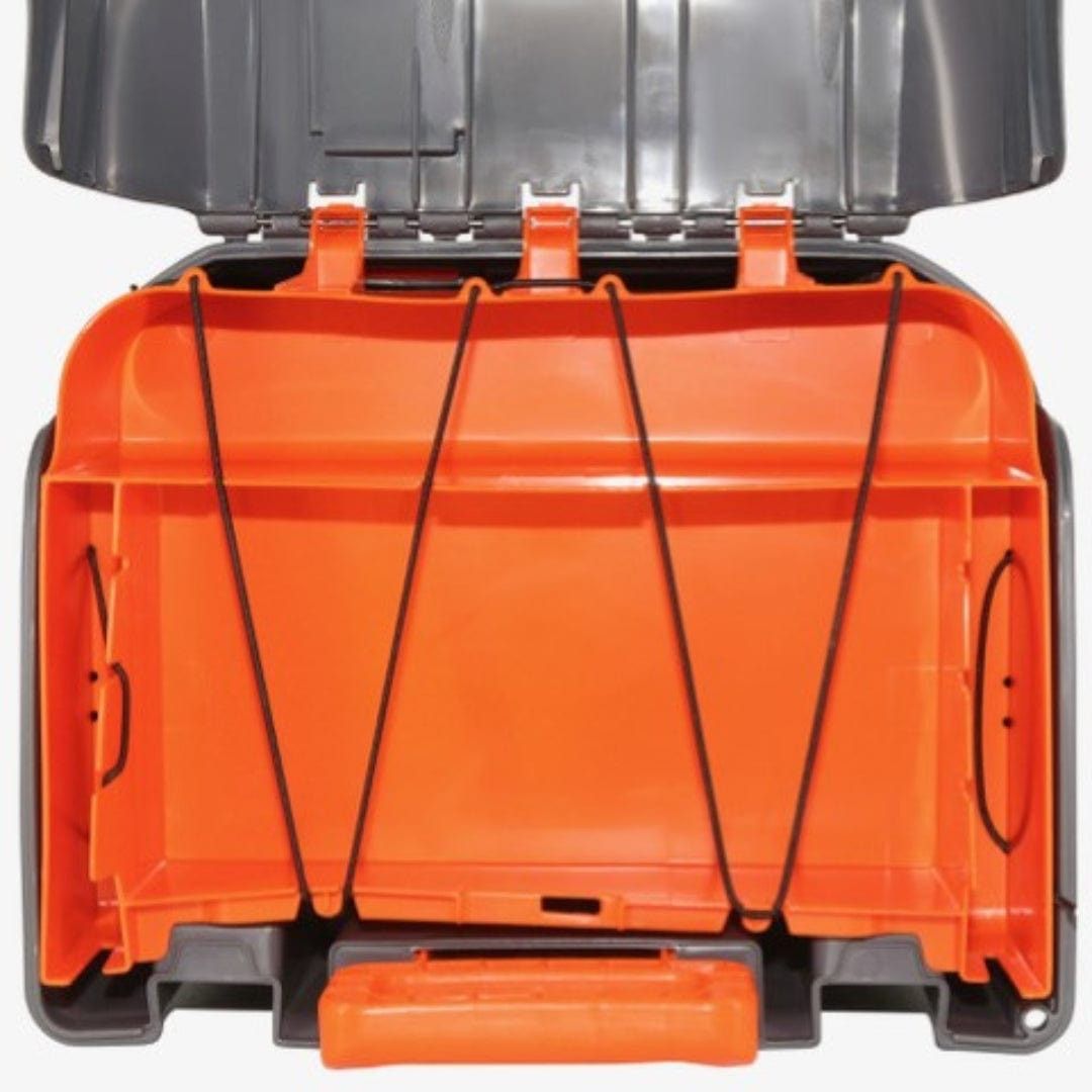 Rolo School Bag Rolo Xl School Trolley Bag + Free Dividers Grey & Orange