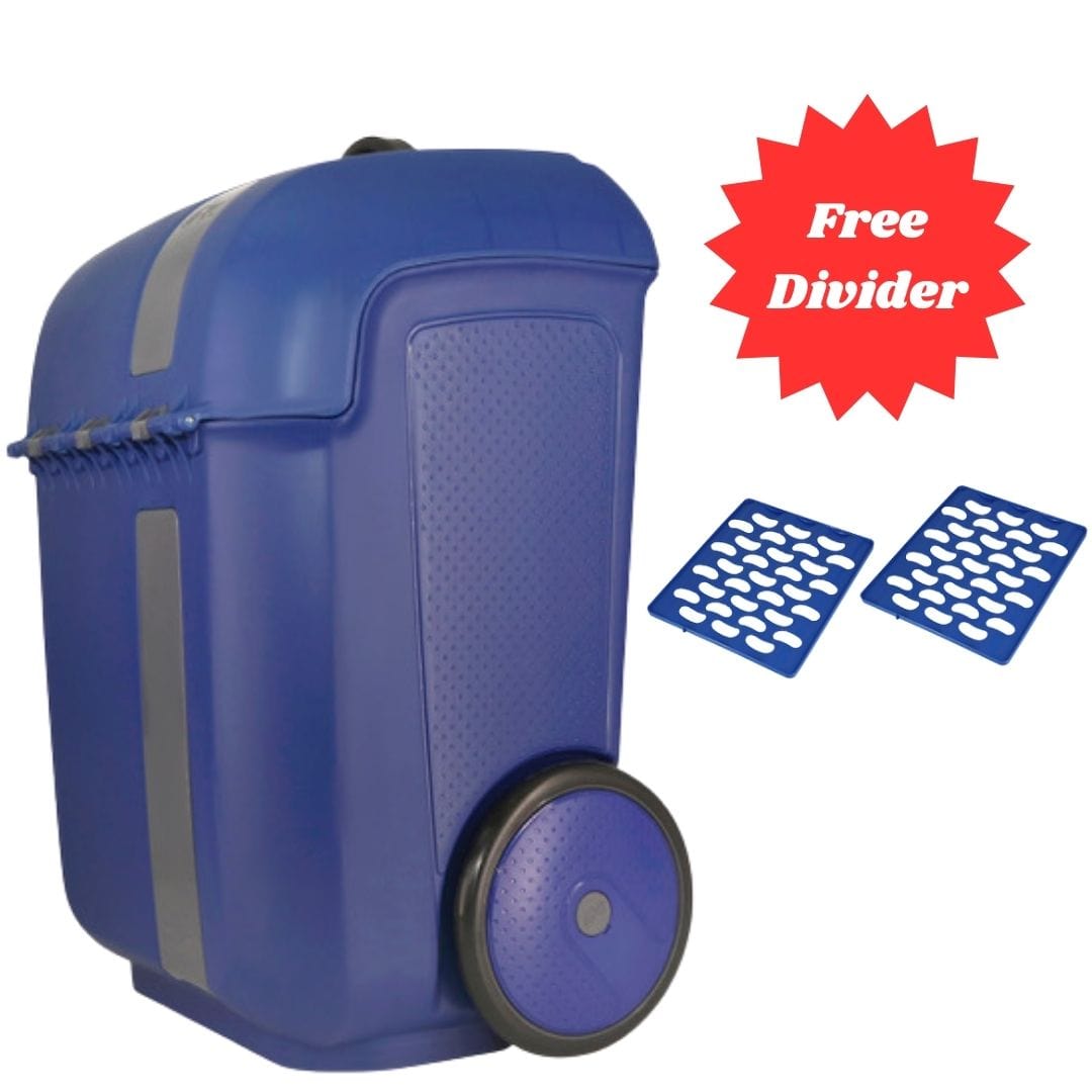 Rolo School Bag Rolo Xl School Trolley Bag + Free Dividers Navy & Grey (7903354814553)