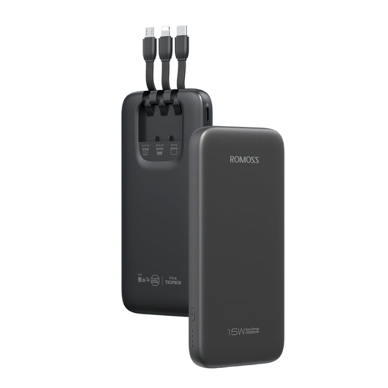 Romoss Power Bank Romoss Power Bank 10000mAh 15W Black