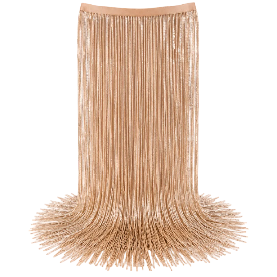 Beaded Glass Fringe