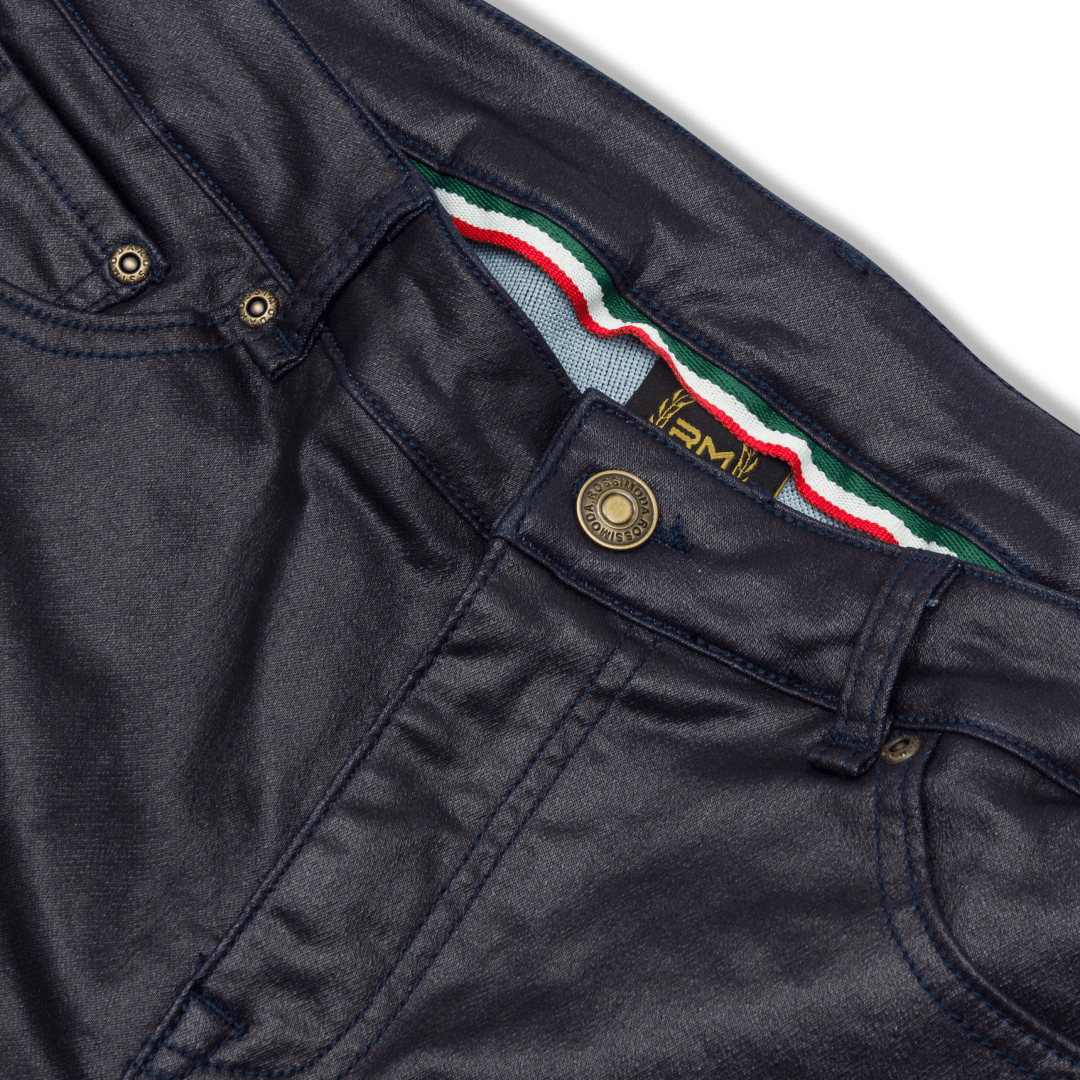 Rossimoda Jeans Rossimoda Indigo Waxed Denim Jeans Skinny (7813268668505)