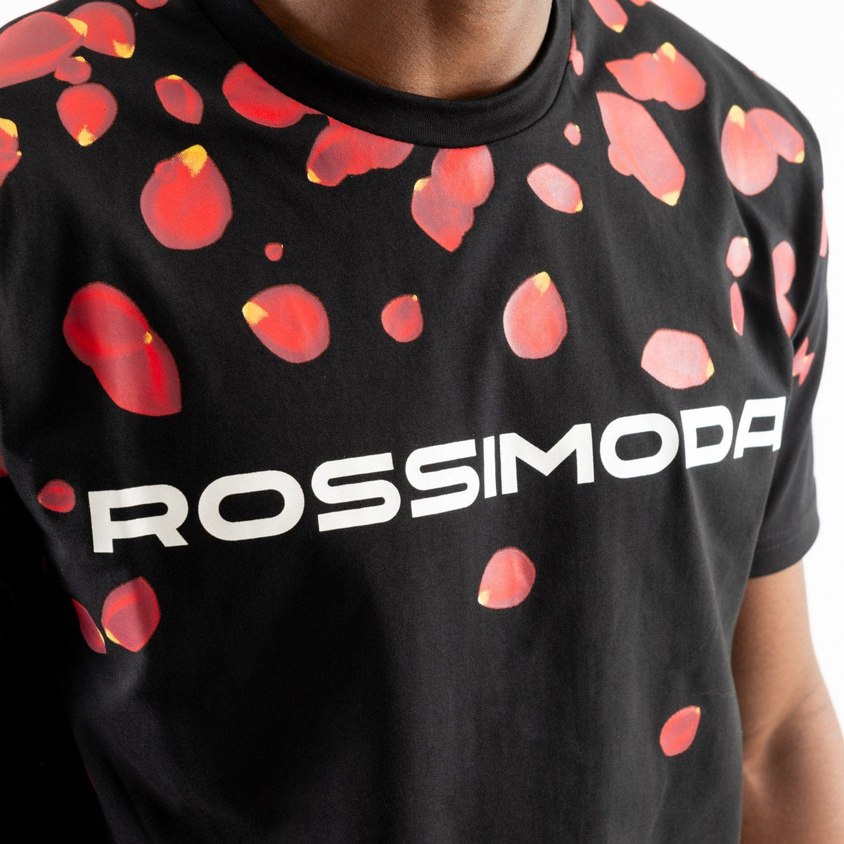 Rossimoda T Shirt Rossimoda Men's Rose Pebble T Shirt Black (7812848418905)