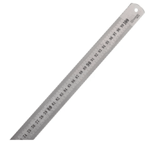 RULER HABBY Steel Ruler 100 cm (7653186404441)