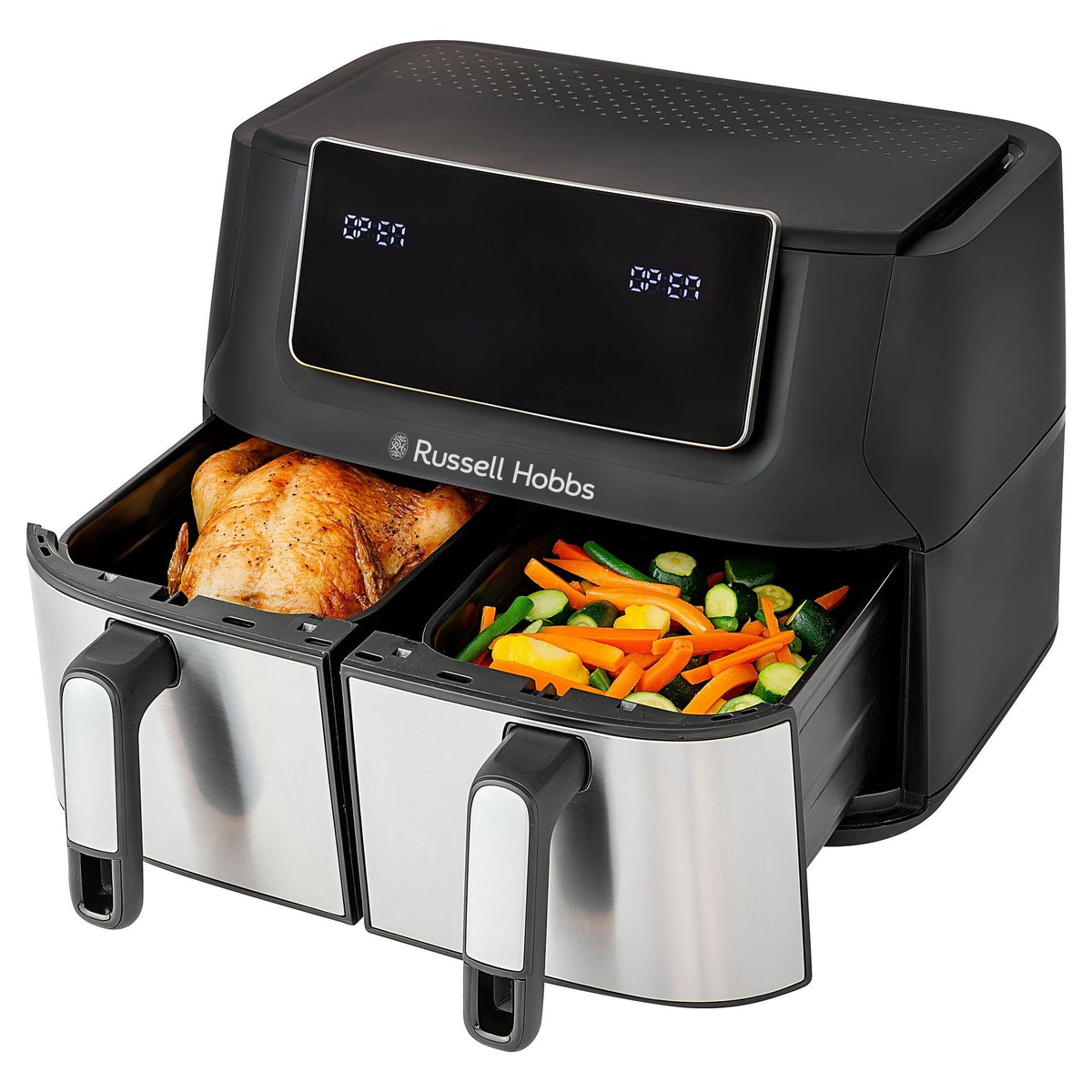 Russell Hobbs AIR FRYER Russell Hobbs 9L Dual Air Fryer RHAF09DSS