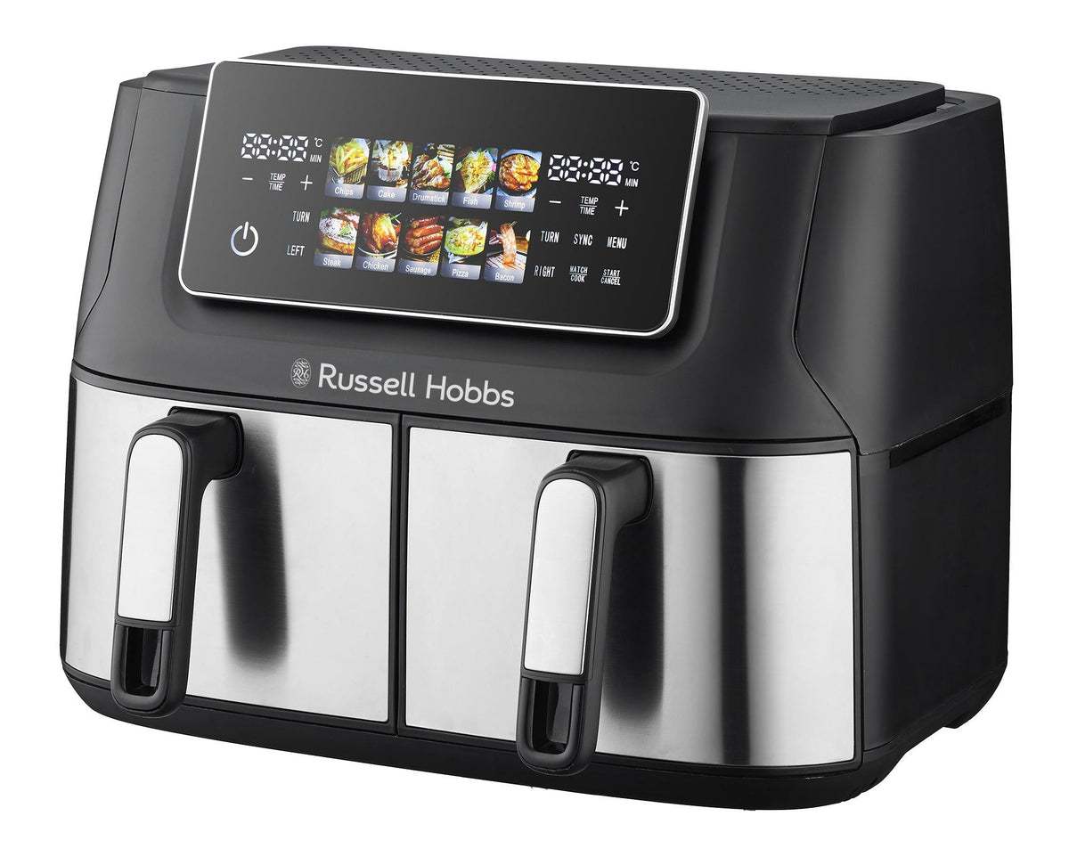 Russell Hobbs AIR FRYER Russell Hobbs 9L Dual Air Fryer RHAF09DSS