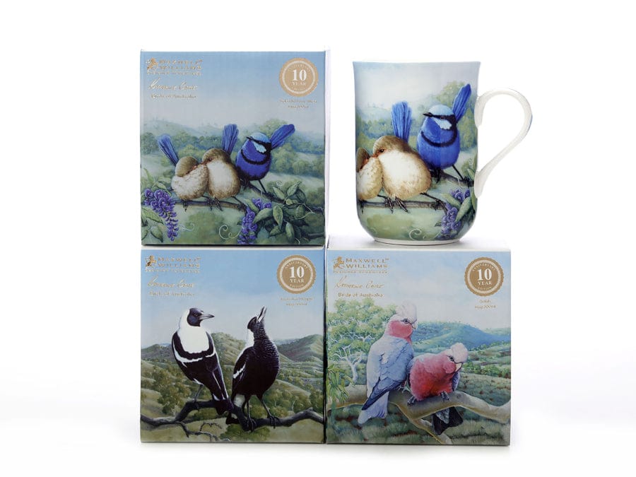 Russell Hobbs CUTLERY Maxwell & Williams Birds Of Australia Mug Splendid Fairy Wren 300ml DX0653