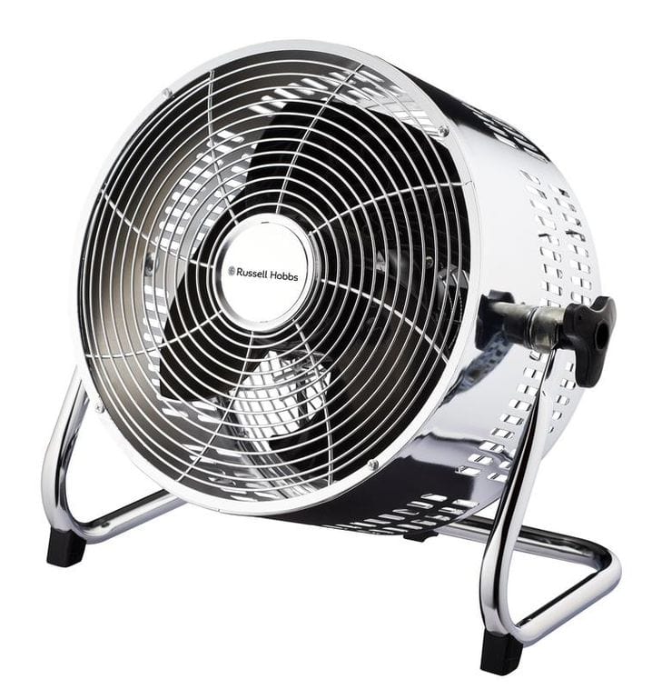 Russell Hobbs floor fan Russell Hobbs 25cm 80w Chrome Vintage Desk Fan RHVDF02 (7738841530457)