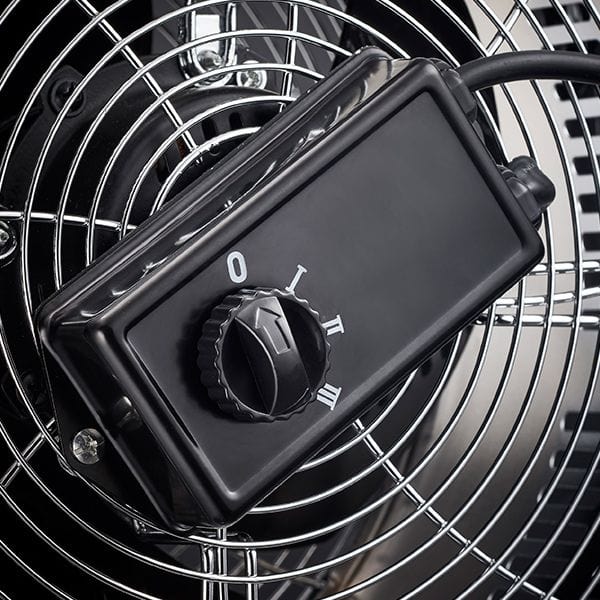 Russell Hobbs floor fan Russell Hobbs 25cm 80w Chrome Vintage Desk Fan RHVDF02 (7738841530457)