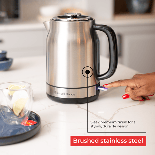 Russell Hobbs KETTLE Russell Hobbs 1.7L Stainless Steel Cordless Kettle RHSSK05