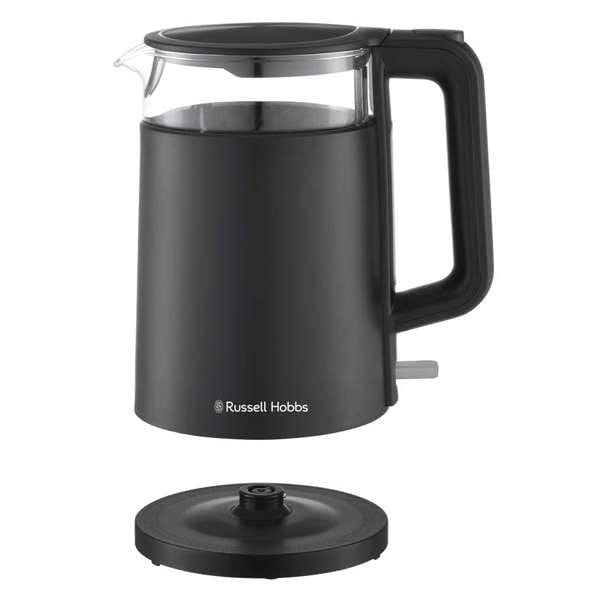 Russell Hobbs KETTLE Russell Hobbs Fusion 1.7L Double Walled Glass Kettle RHGK02