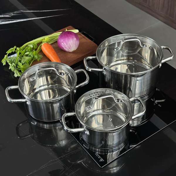 Russell Hobbs Pots Set Russell Hobbs Julienne 6 Piece Pots Casserole Set RHCS06