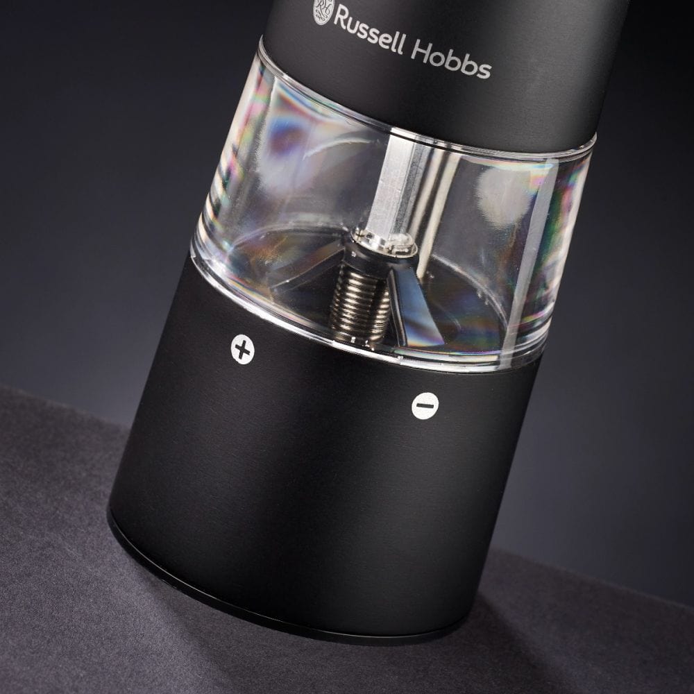 Russell Hobbs SALT & PEPPER Russell Hobbs Electric Salt & Pepper Mill  - RHSPM2-HR Set Of 2 (4789901492313)