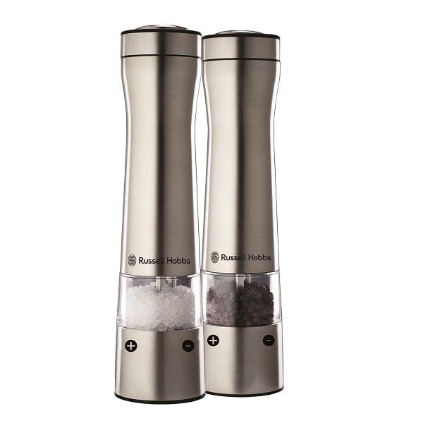 Russell Hobbs SALT & PEPPER Russell Hobbs Electric Salt & Pepper Mill- RHSPM2 Set Of 2 (2061775732825)