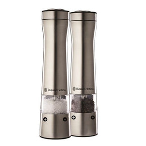 Russell Hobbs SALT & PEPPER Russell Hobbs Electric Salt & Pepper Mill- RHSPM2 Set Of 2 (2061775732825)