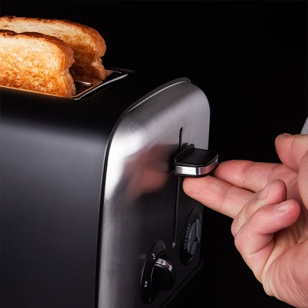 Russell Hobbs TOASTER Russell Hobbs 2 Slice Black Toaster 13975 (7021414056025)