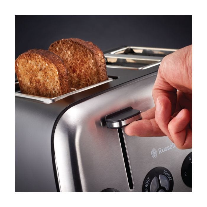 Russell Hobbs TOASTER Russell Hobbs 4 Slice Matt Black Toaster 13976RH (4775419117657)