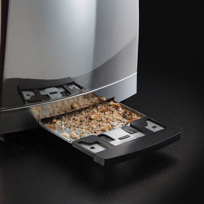 Russell Hobbs TOASTER Russell Hobbs Luna 2 Slice Moonlight Grey 23221-70SA (7800084660313)