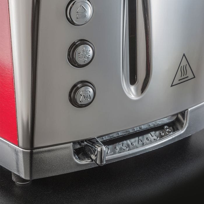 Russell Hobbs TOASTER Russell Hobbs Luna 2 Slice Red 23220-70SA (7800091115609)