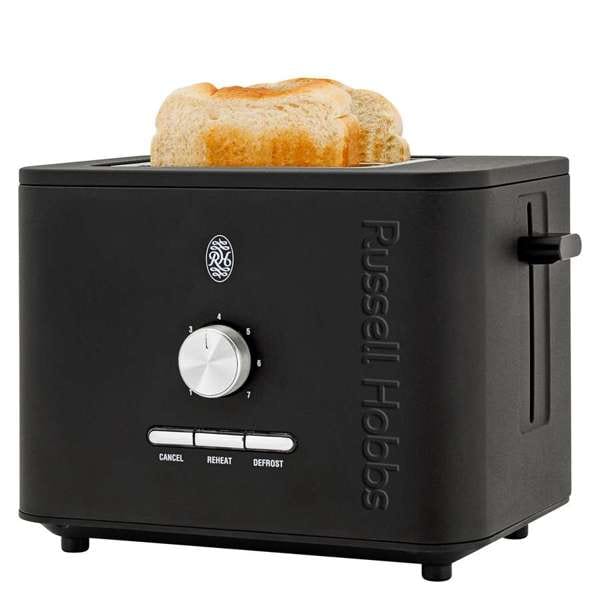 Russell Hobbs Toaster Russell Hobbs Nexus 2 Slice Toaster Black RHPT2