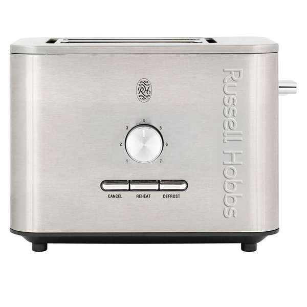 Russell Hobbs Toaster Russell Hobbs Nexus 2 Slice Toaster Silver RHPT2
