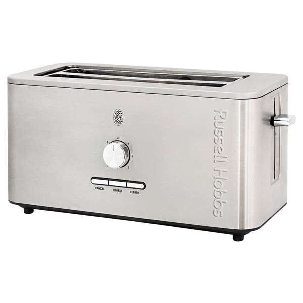 Russell Hobbs Toaster Russell Hobbs Nexus 4 Slice Toaster Silver RHPT4