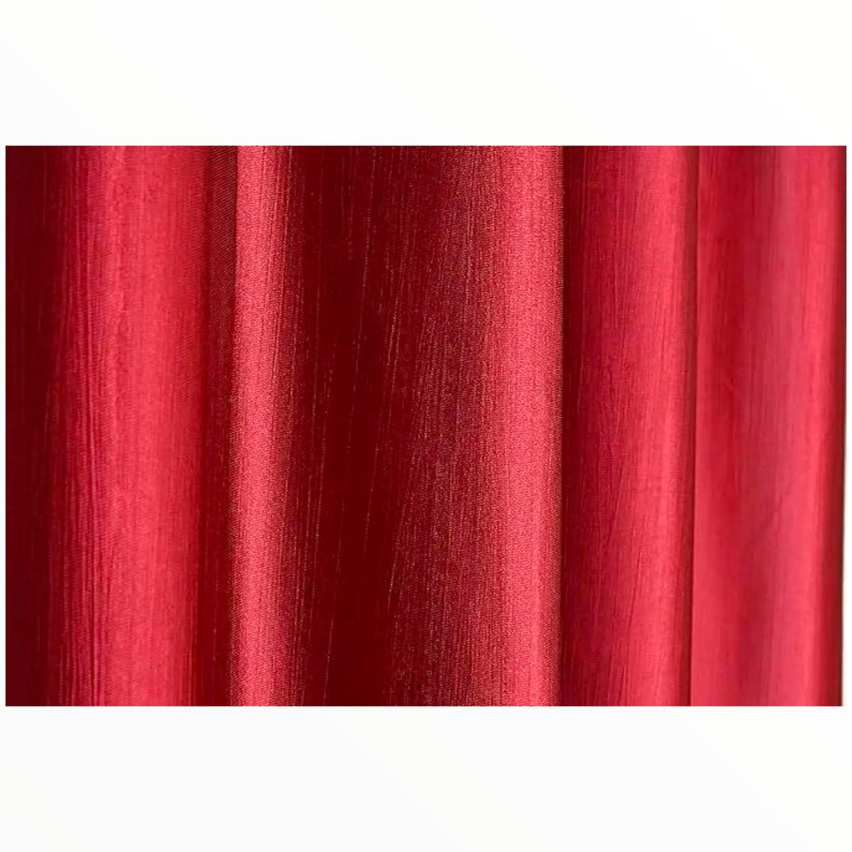 Washed Silk Curtain Fabric Maroon 140 cm - MHC World