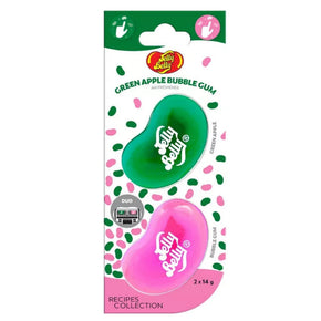 Jelly Belly Duo Vent Apple Bubblegum Air Freshener 86494