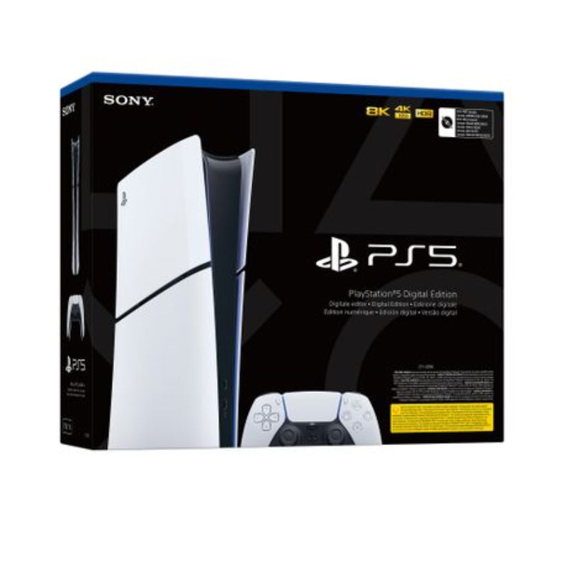 PS5 Slim Digital Edition Console (PS5 Slim) + HTPNEO H66 Projector (8045787709529)