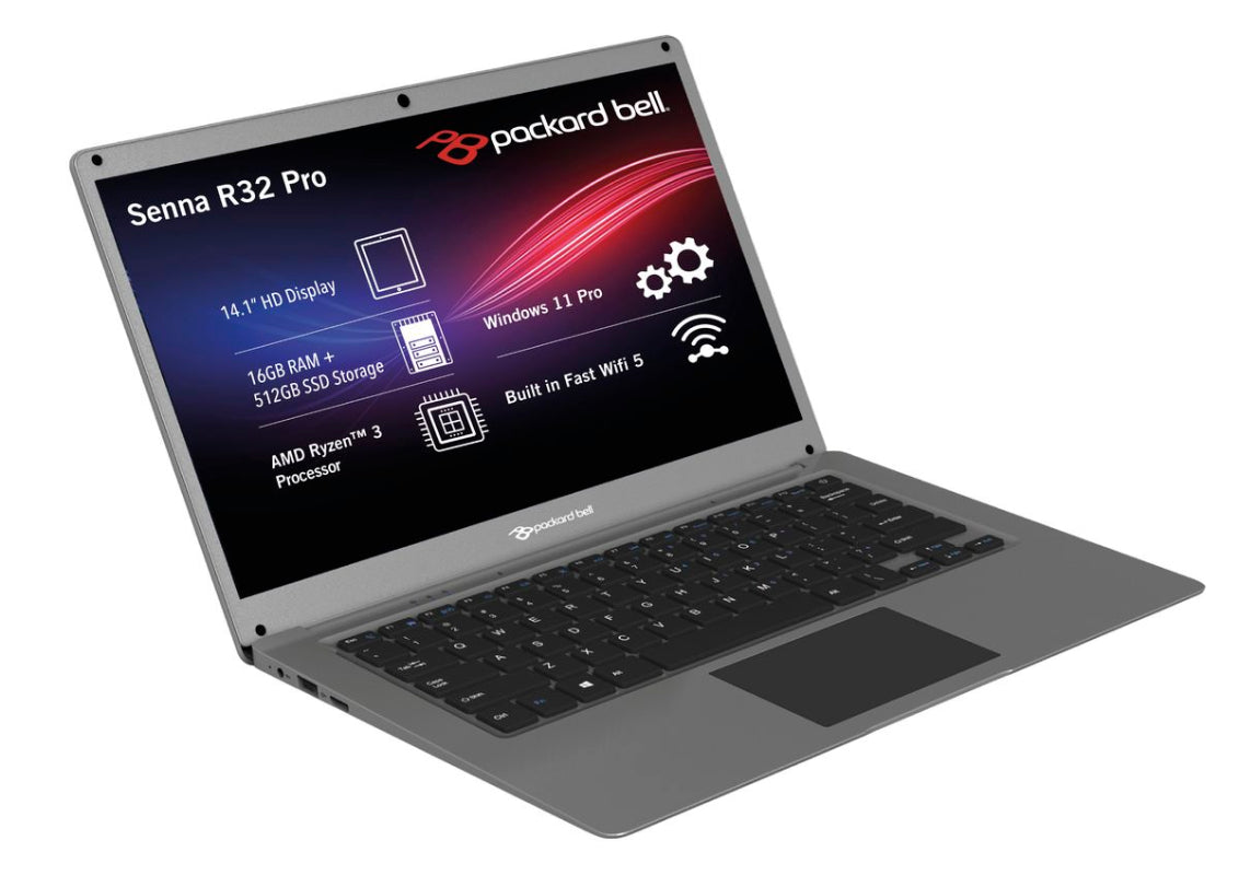 Packard Bell Senna R32 Pro 14.1-inch AMD Ryzen 3 16GB 512SSD WIN 11.