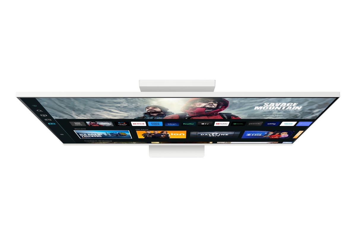 Samsung 32' 4K UHD Smart Monitor with Streaming and Slim Camera LS32DM801UAXXA.