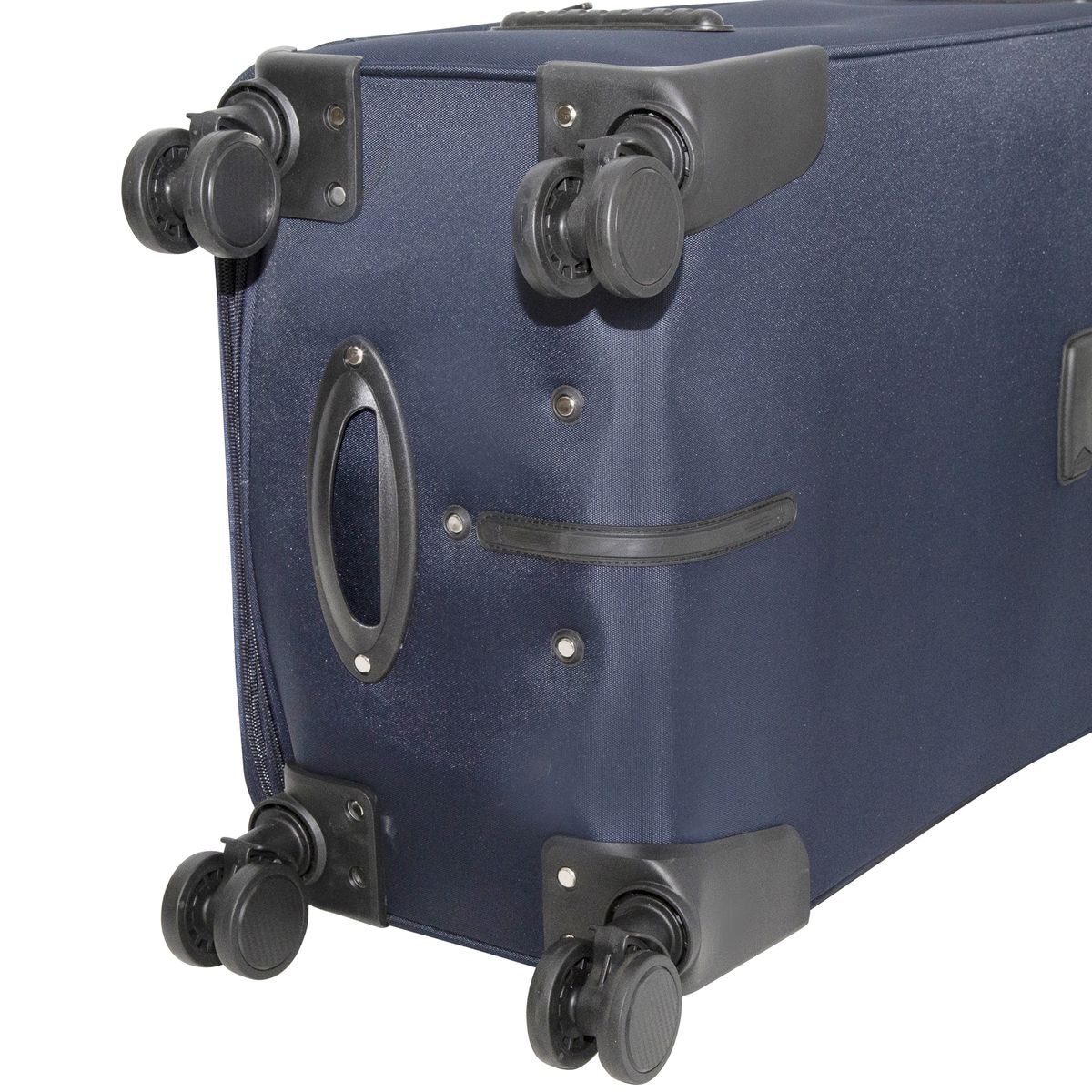 Evolution Antelope Nylon Trolley Case-Navy Blue