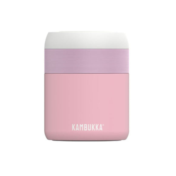 Kambukka Bora Double Wall Insulated Lunch Box Deep Teal 600 ml Baby Pink