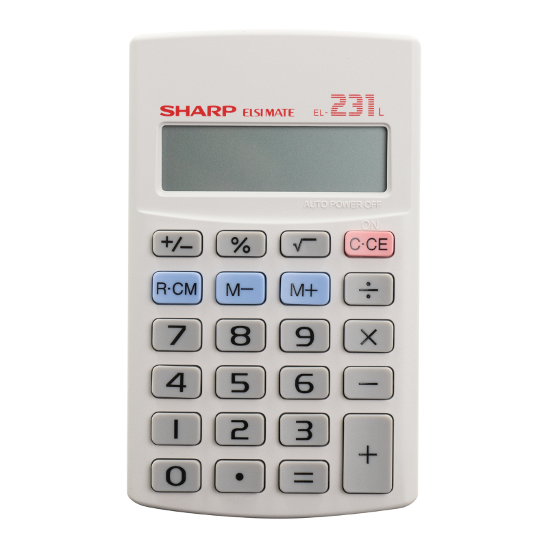 Sharp Pocket Calculator EL-231LB