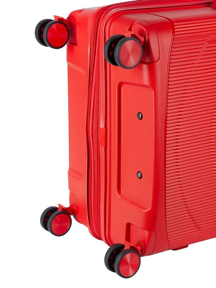 Voyager Aeon Carry On 4 Wheel Trolley Case-Crimson Red 360509