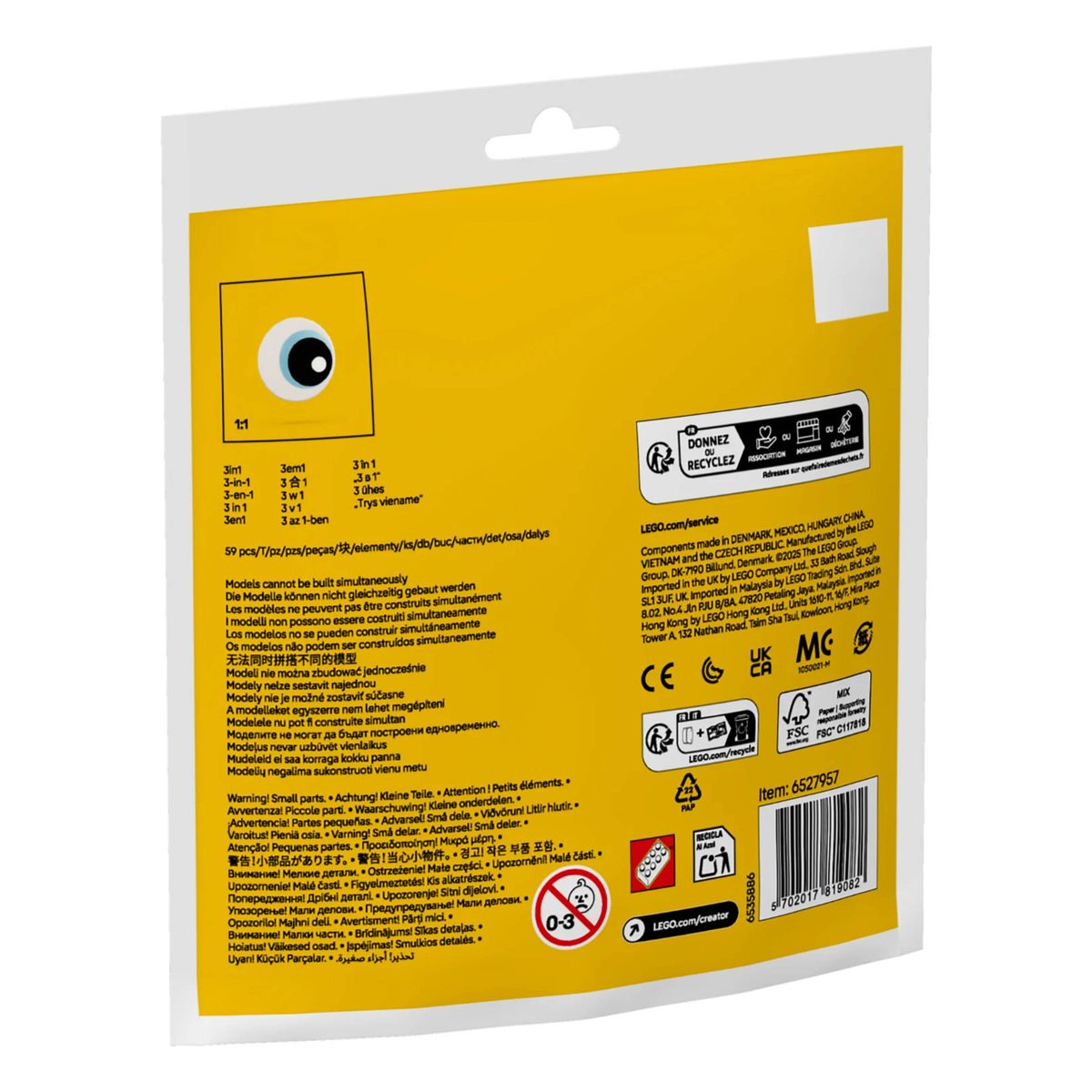 LEGO® Creator 3-in-1 Tropical Toucan Building Toy Parallel Import 30688 - MHC World