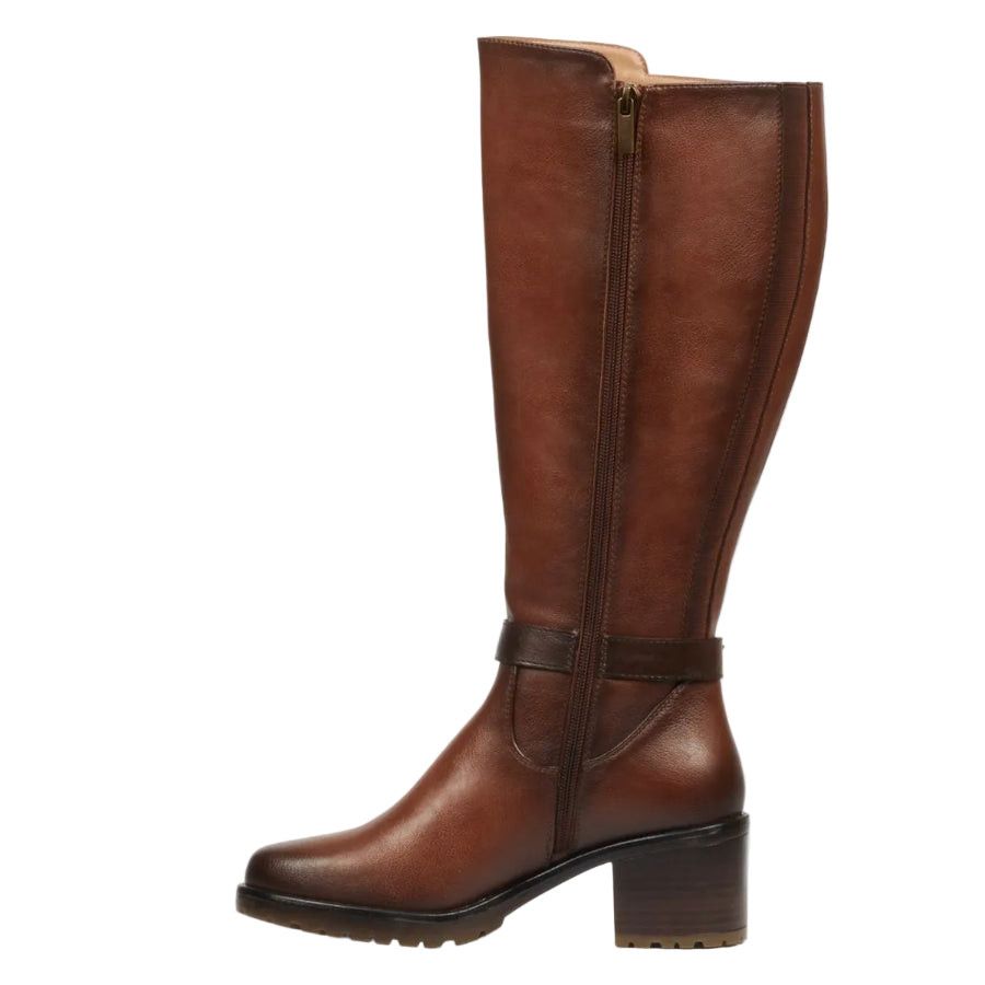 Butterfly Noxer 6 Ladies Leather High Boots - Tan.